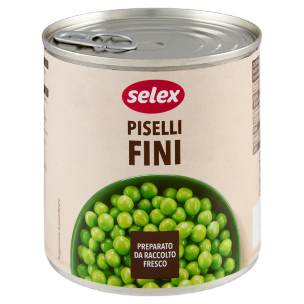 Selex Piselli Fini Lessati 410 g