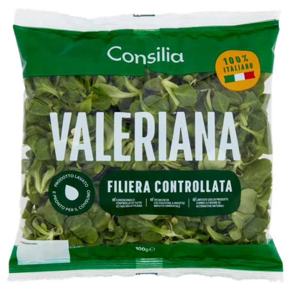 Consilia Valerianella Lavata e Pronta per il Consumo 100 g