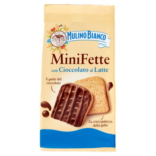 Mulino Bianco Mini Fette con Cioccolato al latte 110g