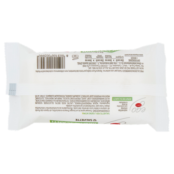 Selex Ego Salviettine Igiene Intima Rinfrescanti 12 pezzi