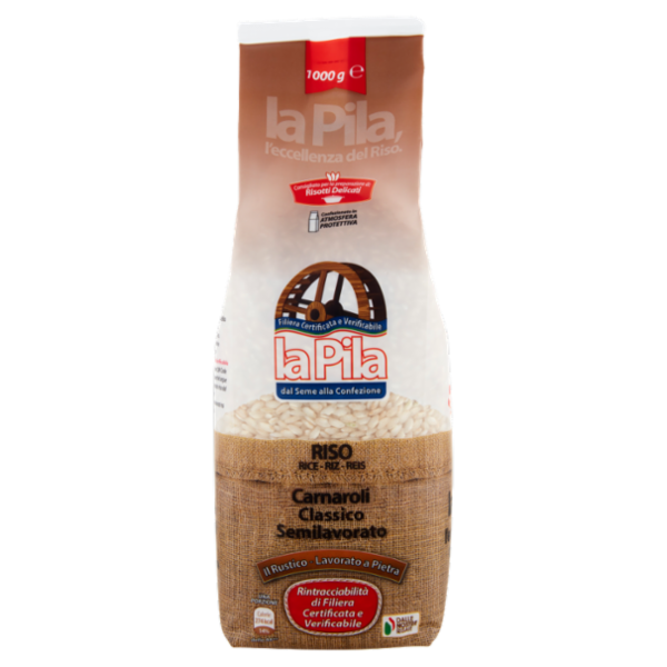 la Pila Riso Carnaroli Classico Semilavorato 1000 g