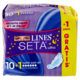 Lines Seta ultra notte lungo con ali 10+1 pz