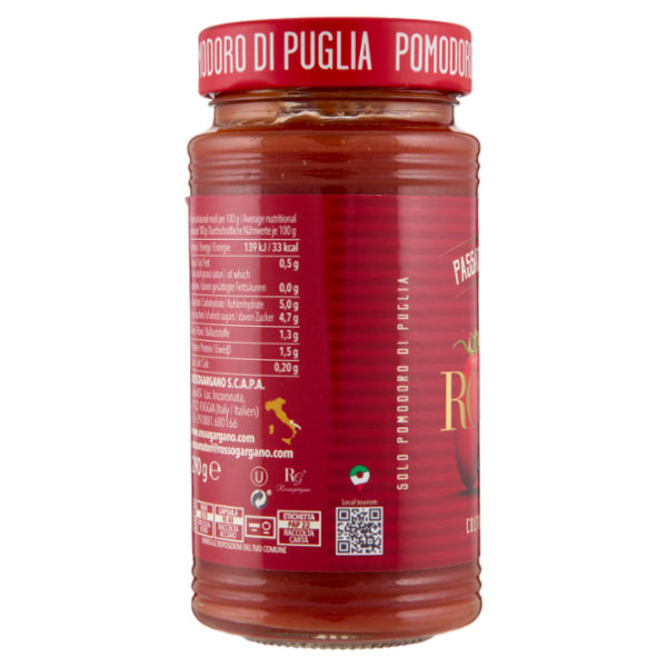 Rosso Gargano Passata di Datterino 290 g