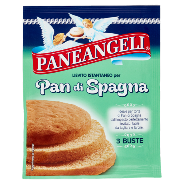 PANEANGELI Lievito Istantaneo per Pan di Spagna 3 x 11 g