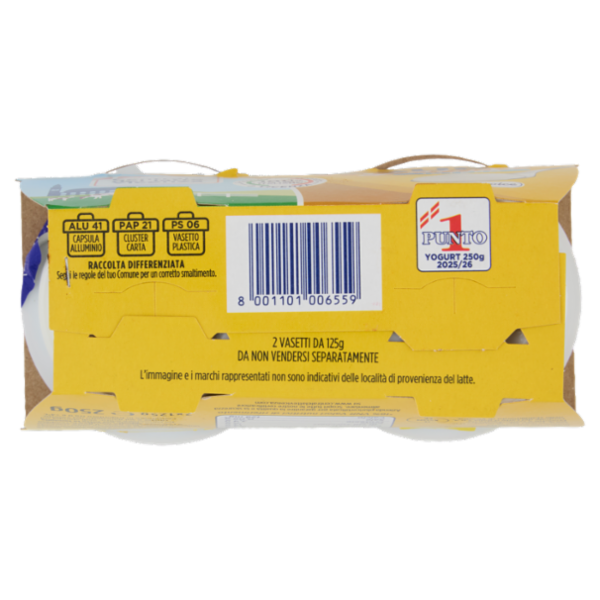 Centrale del latte Vicenza Yogurt Goloso Intero Bianco Dolce 2 x 125 g