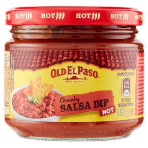 Old El Paso Chunky Salsa Dip Hot 312 g