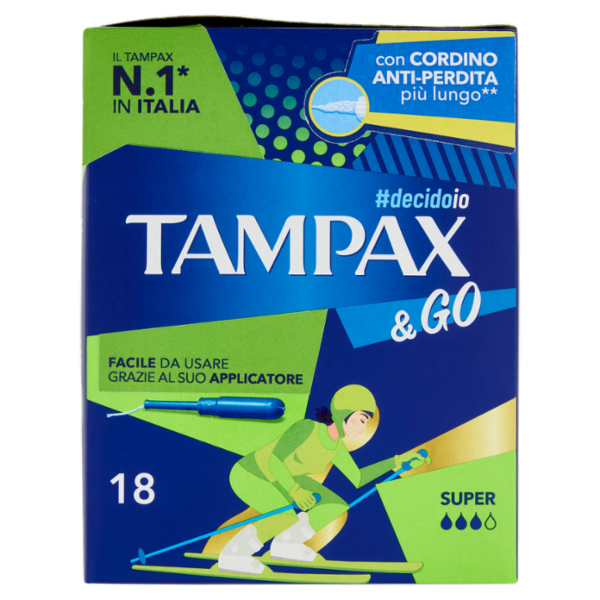 Tampax & Go Super 18 pz