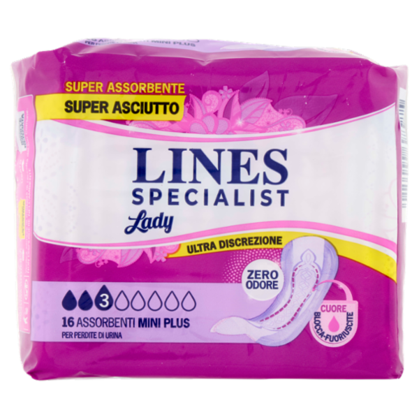 Lines Specialist Lady Assorbenti Mini Plus 16 pz