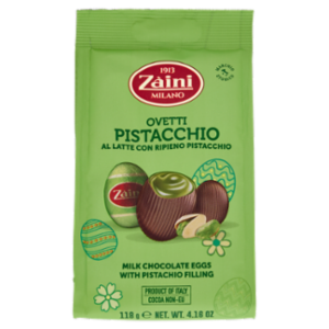 Zàini Ovetti Pistacchio Al Latte Con Ripieno Pistacchio 118 g