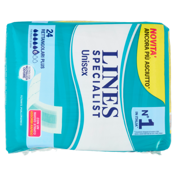 Lines Specialist Unisex Rettangolari Plus 24 pz