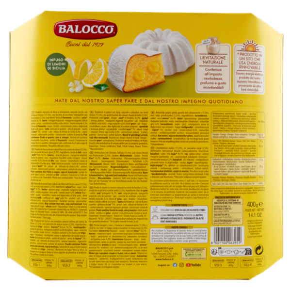 Balocco Torte in Festa Voglia di Limone 400 g