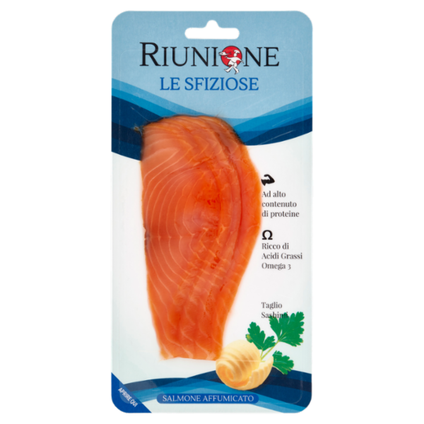 Riunione Le Sfiziose Salmone Affumicato 100 g