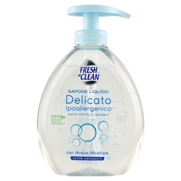 Fresh & Clean Sapone Liquido Delicato con Acqua Micellare 300 ml