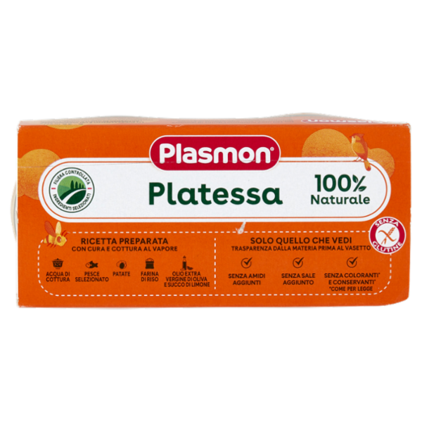 Plasmon Omogeneizzato Platessa con patate 2 x 80 g