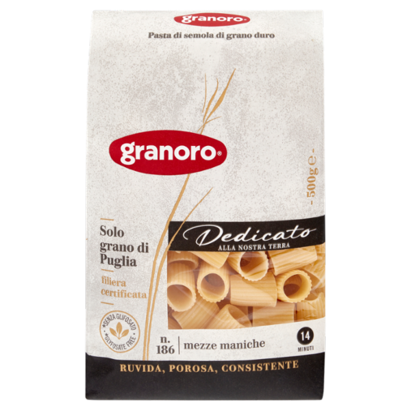 granoro Dedicato n. 186 mezze maniche 500 g