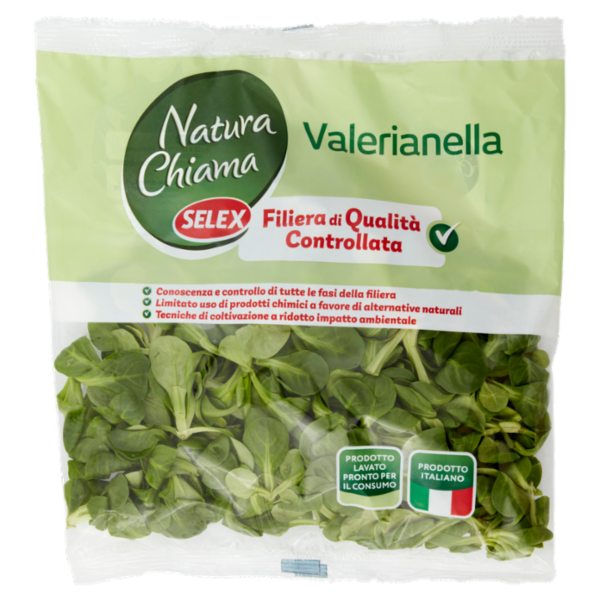 Selex Natura Chiama Valerianella Lavata e Pronta per il Consumo 80 g