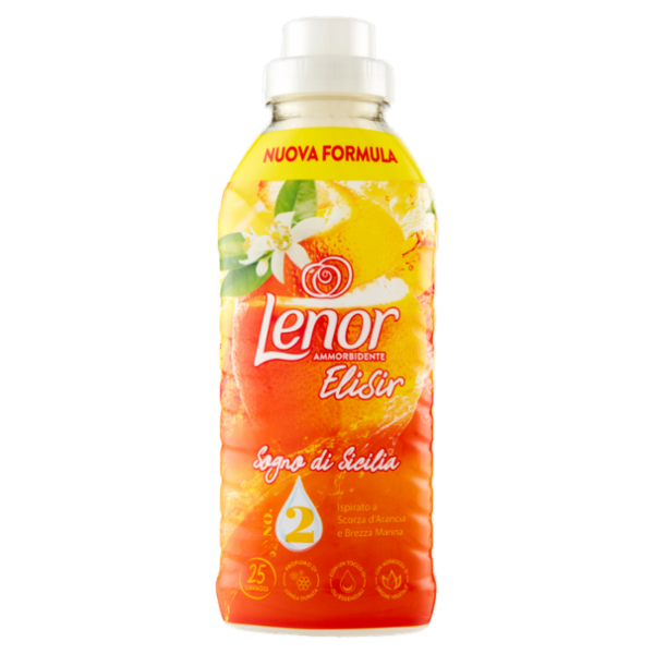 Lenor Ammorbidente Elisir Sogno di Sicilia 25 Lavaggi 525 ml