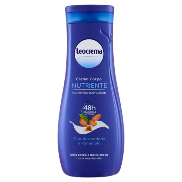 Leocrema Crema Corpo Nutriente Olio di Mandorle e Pantenolo 400 ml
