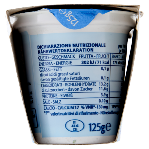 Sterzing Vipiteno 0,1% Grassi Yogurt Magro al Mirtillo Nero 2 x 125 g