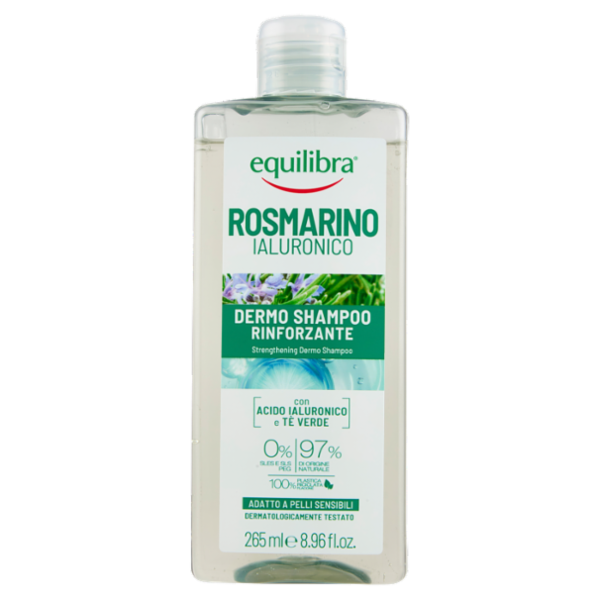 equilibra Rosmarino Ialuronico Dermo Shampoo Rinforzante 265 ml
