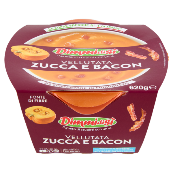 DimmidiSì Vellutata Zucca e Bacon 620 g
