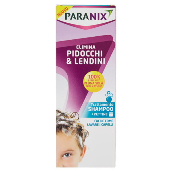 Paranix Elimina Pidocchi & Lendini Trattamento Shampoo + Pettine 200 ml