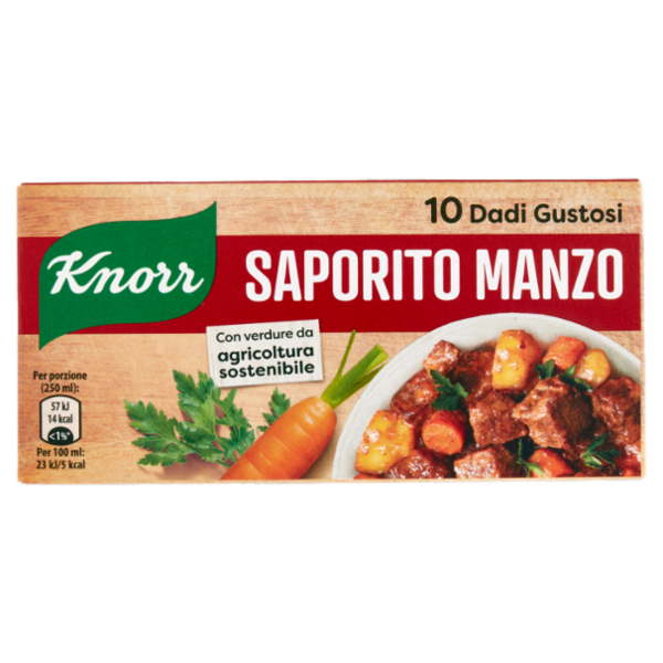Knorr Saporito Manzo 10 Dadi 100 g