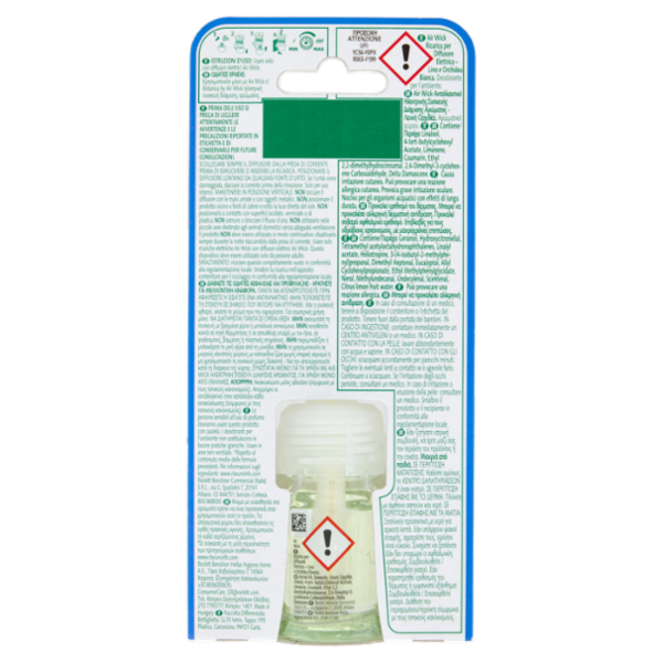 Air Wick Profumatore per Ambienti Lino e Orchidea Bianca Ricarica 19 mL