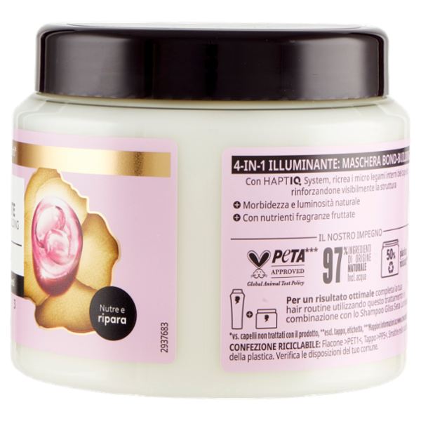Gliss 4-in-1 Illuminante Maschera Bond-Building per Capelli 400 ml