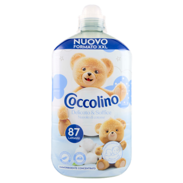 Coccolino Ammorbidente Concentrato Delicato & Soffice Nuvola di cotone 87 Lavaggi 1827 ml