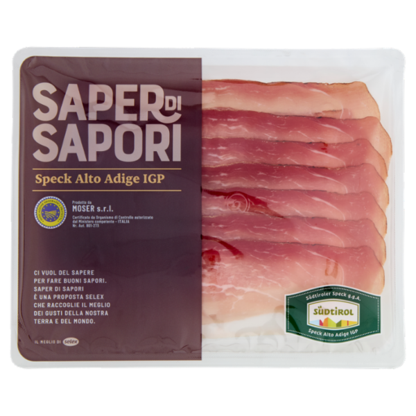 Selex Saper di Sapori Speck Alto Adige I.G.P. a Fette 100 g