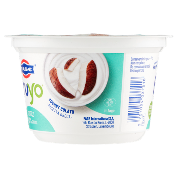Fage fruyo Cocco 1,3% Grassi 150 g