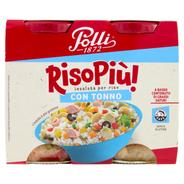 Polli Riso Più! insalata per riso con Tonno 2 x 290 g
