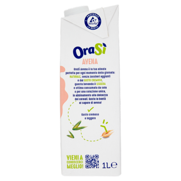 OraSì Avena Senza Zuccheri Aggiunti* 1 L
