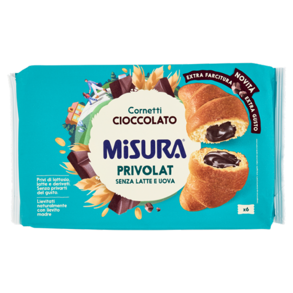 Misura Privolat 6 Cornetti Cioccolato 298 g