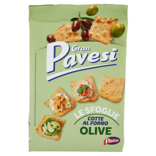 Gran Pavesi le Sfoglie Olive Snack Cotto al Forno 150g