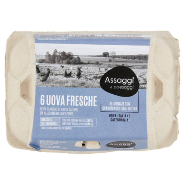 Assaggi e paesaggi 6 Uova Fresche 330 g