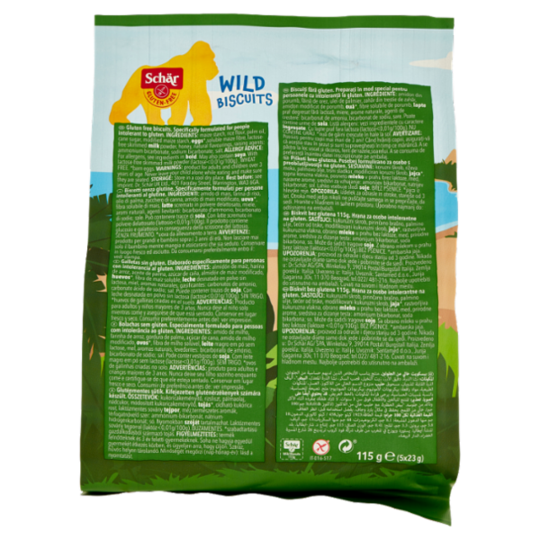 Schär Wild Biscuits 5 x 23 g