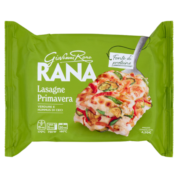 Giovanni Rana Lasagne Primavera Verdure e Hummus di Ceci 350 g