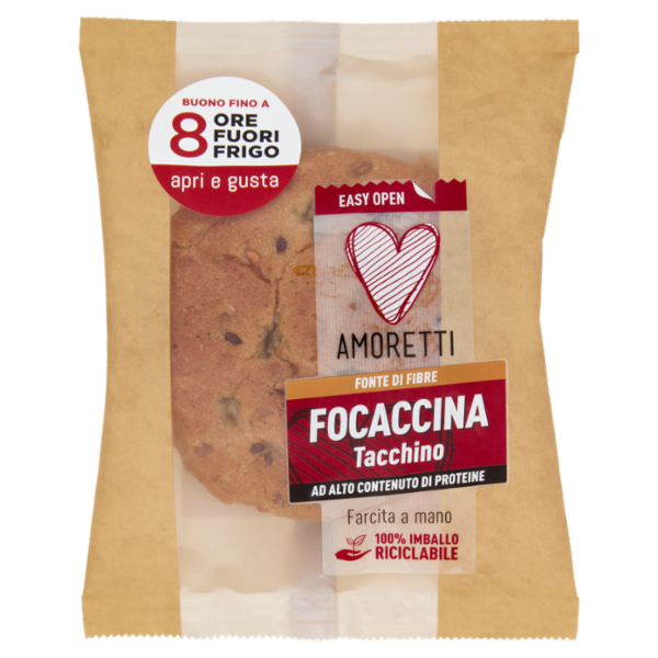 Amoretti Focaccina Tacchino 80 g