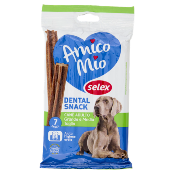 Selex Amico Mio Cane di Taglia Grande Dental Snack 7 pezzi 180 g
