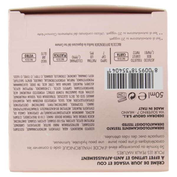 Dermolab Anti Età Plus+ Giorno Crema Viso e Collo Effetto Lifting Anti-Cedimento 50 ml