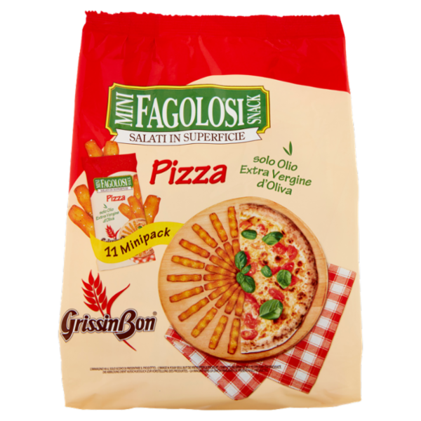 GrissinBon Fagolosi Pizza Mini pack 11 x 15 g