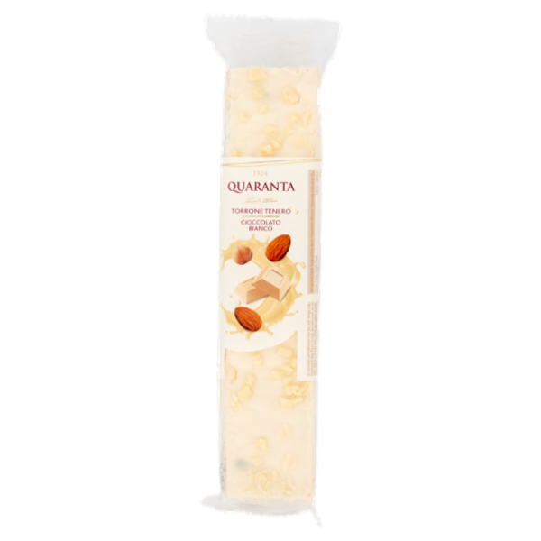 Quaranta Torrone Tenero Cioccolato Bianco 100 g