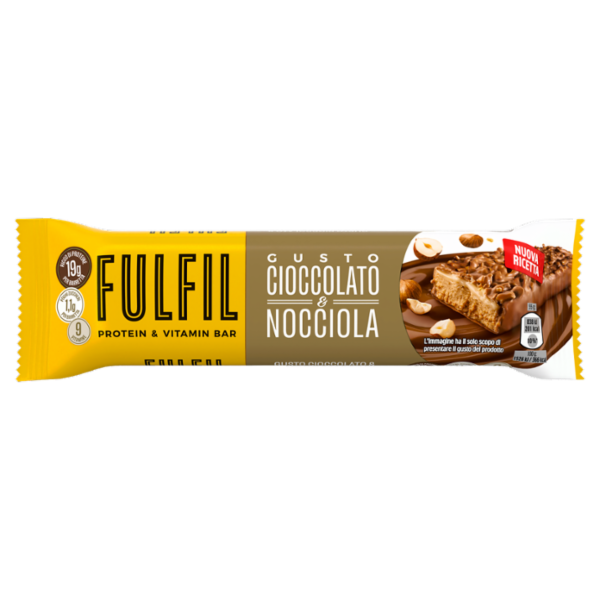 Fulfil Protein and Vitamin Bar barretta proteica Cioccolato e Nocciola 55g