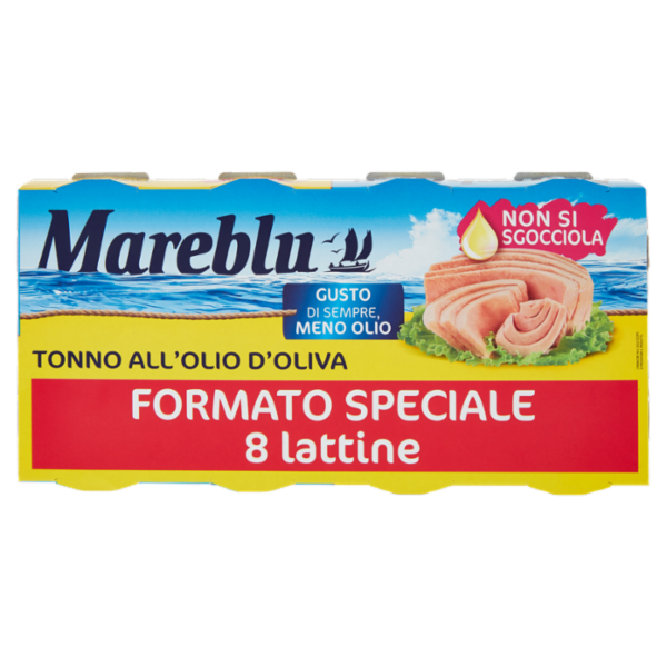Mareblu Tonno all'Olio d'Oliva 8 x 60 g
