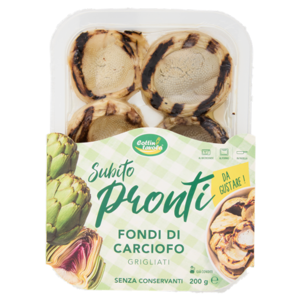Cottin tavola Subito pronti Fondi di Carciofo Grigliati 200 g
