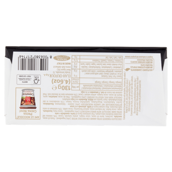 Novi Fondentenero Nocciolato 130 g