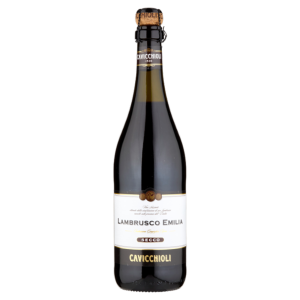 Cavicchioli Lambrusco dell'Emilia IGT Vino Frizzante Secco 75 cl