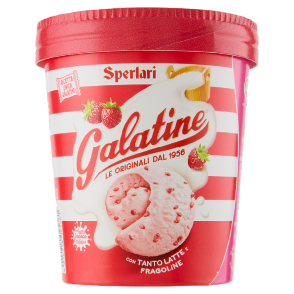 Galatine Gelato con Tanto Latte e Fragoline 500 ml